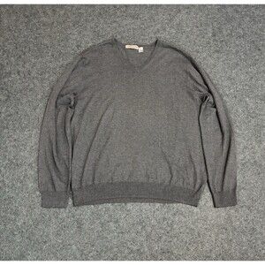 Culwell And Son Cashmere Blend Sweater Mens XL Gray